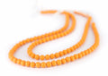 bijtketting Rainbow Loom 90 cm okergeel