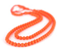 bijtketting Rainbow Loom 90 cm silicone oranje