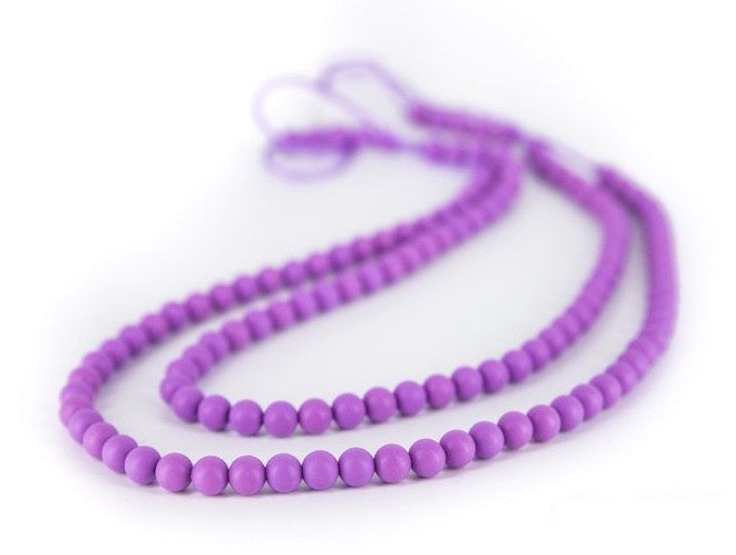 bijtketting Rainbow Loom 90 cm silicone paars