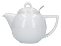 theepot Geo Filter 2 Cup 500 ml keramiek wit