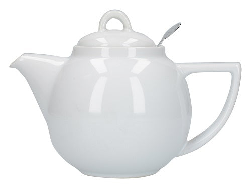 theepot Geo Filter 2 Cup 500 ml keramiek wit