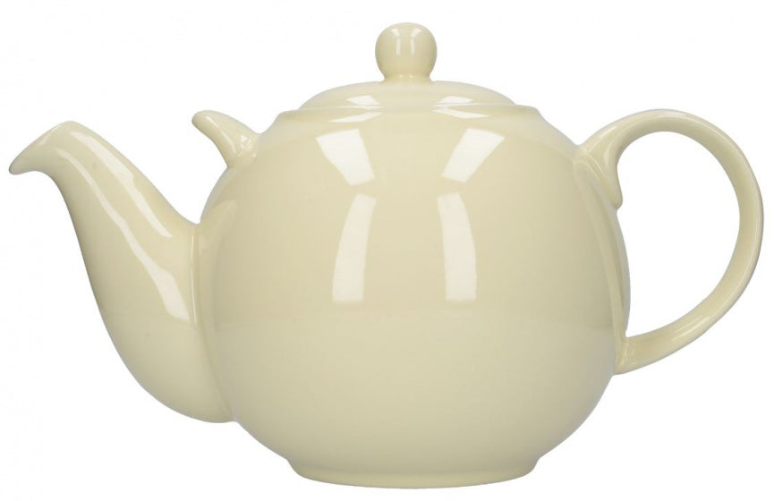 theepot Globe 3 liter keramiek ivoorwit