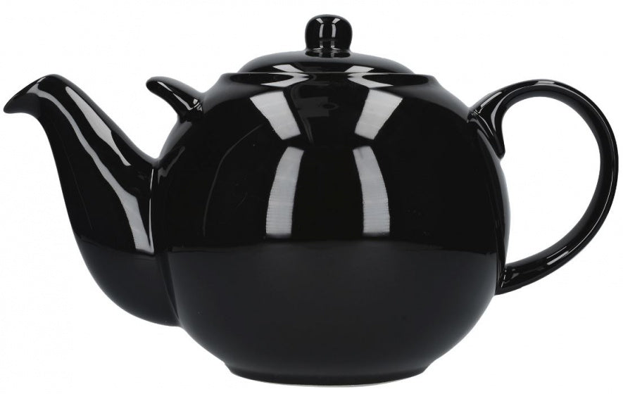 theepot Globe 3 liter keramiek zwart