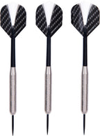Longfield darts Steeltip Dartpijl Set 23 gram Zilver Zwart 3 stuks