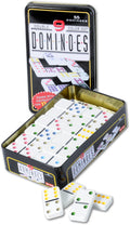 Longfield games Dominospel Dubbel 9 in Blik 55 Stenen