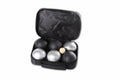Jeu de boules set in tas