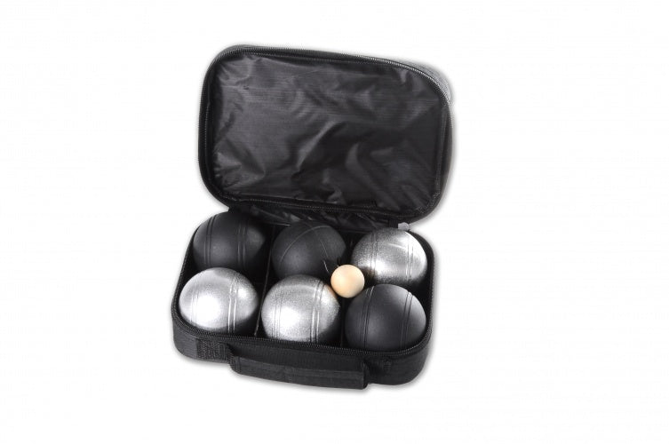 Jeu de boules set in tas