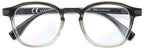 leesbril LB-0199A BlueBlock unisex grijs sterkte +1,50