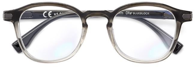 leesbril LB-0199A BlueBlock unisex grijs sterkte +1,50