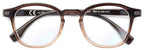 leesbril LB-0199B BlueBlock unisex bruin sterkte +3,00