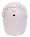 vaas Kids 16 cm keramiek/papier roze 2-delig