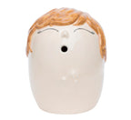 vaas herinneringen blonde 16 cm aardewerk wit