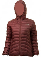 donsjack Optimum Hoody nylon dames bordeaux maat XL