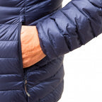 donsjack Optimum Hoody nylon heren navy maat L