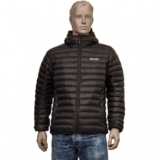 donsjack Optimum Hoody nylon heren zwart maat L