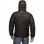 donsjack Optimum Hoody nylon heren zwart maat L