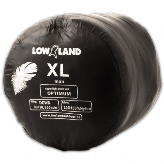 donsjack Optimum nylon heren zwart maat L