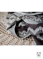 draagdoek Sling Diamond Lace Sensual katoen bruin maat 5