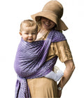 draagdoek Sling Herringbone Purple katoen paars maat 6