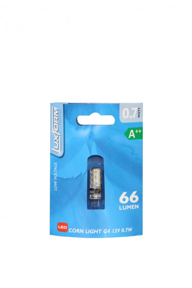 maislamp G4 led 3,6 cm 66 lumen transparant