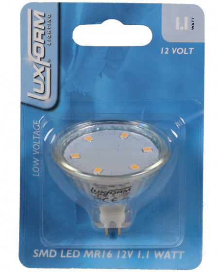 Luxform Reflectorlamp LED 5 cm polycarbonaat zilver 1,2 W