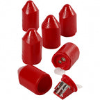 Puntenslijper, h: 8,5 cm, rood, 1 stuk