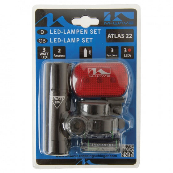 M-wave atlas 22 battery lighting set