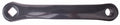 Crank Links Aluminium 170 mm Zwart