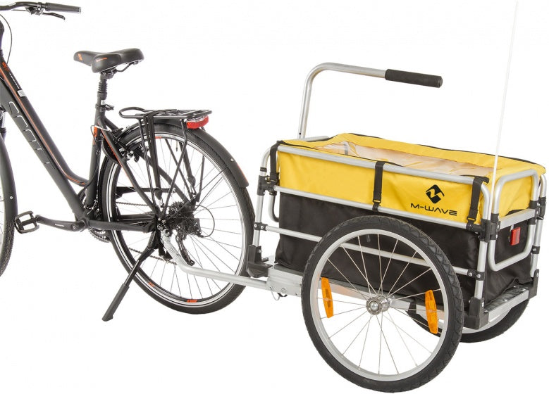 M-wave stalwart carry fold 1 luggage bicycle trailer