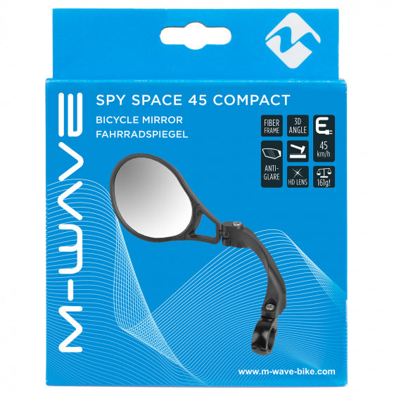 M-wave spy space 45 compact bicycle mirror