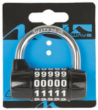 M-Wave PD 5 cijferhangslot 62 mm zwart