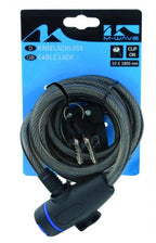 m-wave coil cable lock 10x1800mm black