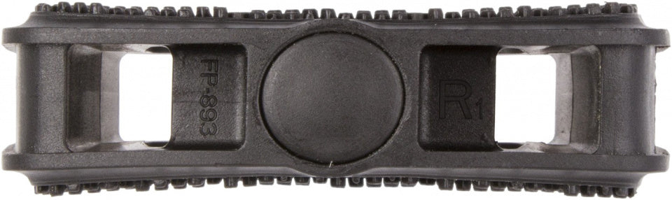M-wave steady beach pedaalset antislip 9 16 zwart oem