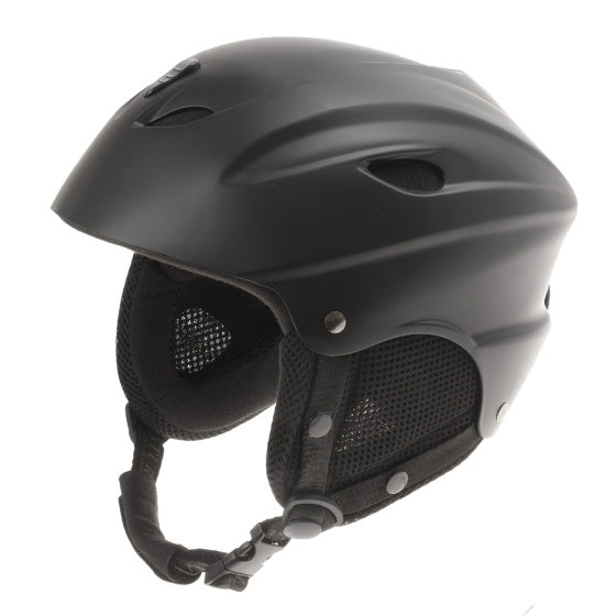 m-wave skihelm unisex matzwart maat 52 55 cm