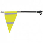 M-Wave Veiligheidsvlag geel 20 cm