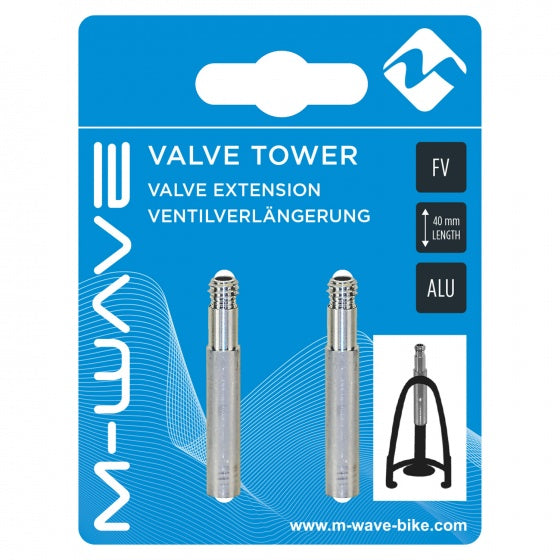 M-wave valve tower valve extension