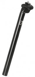 Zadelpen vast 25,4 x 350 mm aluminium zwart