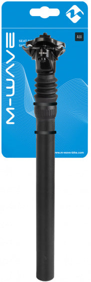 zadelpen SP-C3 geveerd 27,2 x 350 mm aluminium zwart