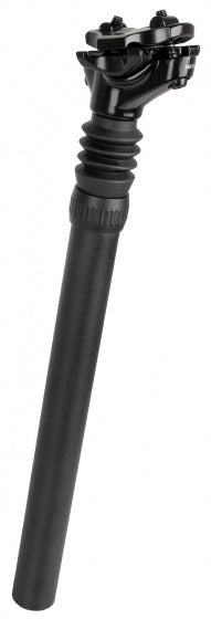 zadelpen SP-C3 geveerd 31,6 x 350 mm aluminium zwart