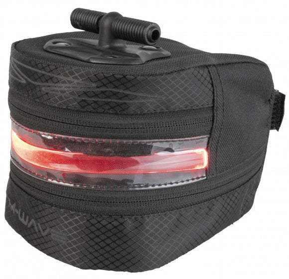 M-wave tilburg l illu saddle bag with led light