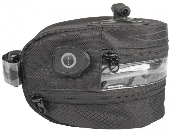M-wave tilburg l illu saddle bag with led light