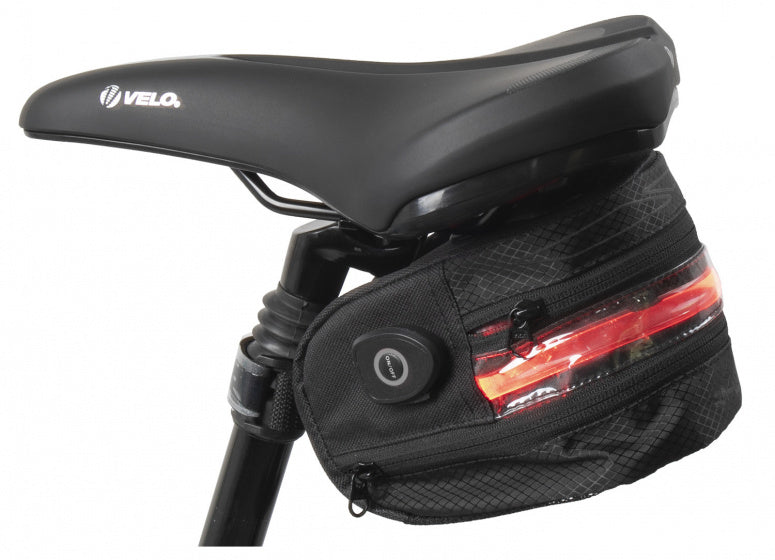 M-wave tilburg l illu saddle bag with led light