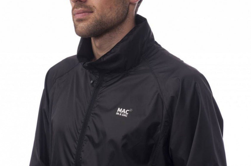 Mac in a sac origin 2 regenjas unisex - zwart - maat s