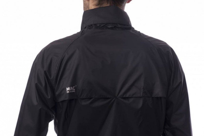Mac in a sac origin 2 regenjas unisex - zwart - maat s