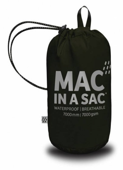 Mac in a sac origin 2 regenjas unisex - zwart - maat s