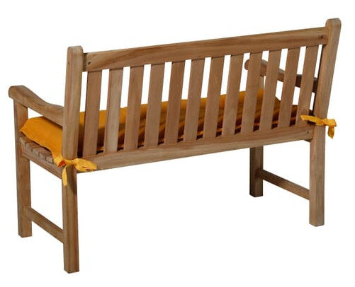 bankkussen Panama 120 x 48 x 7 cm polykatoen oker