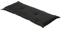 bankkussen Rib 150 x 48 x 7 cm dralon zwart