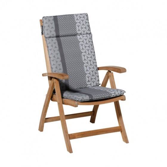 buitenkussen Pasa 50 x 120 cm katoen/polyester grijs