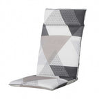 buitenkussen Triangle 50 x 120 cm katoen/polyester grijs