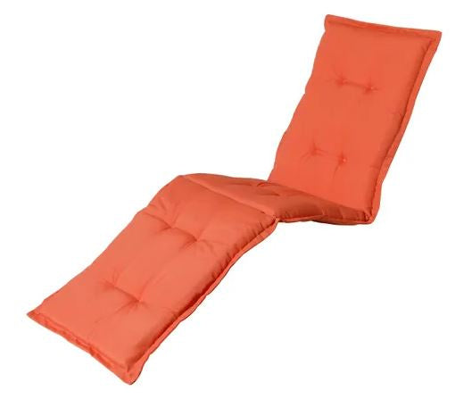 ligbedkussen Panama 65 x 200 cm katoen/polyester oranje